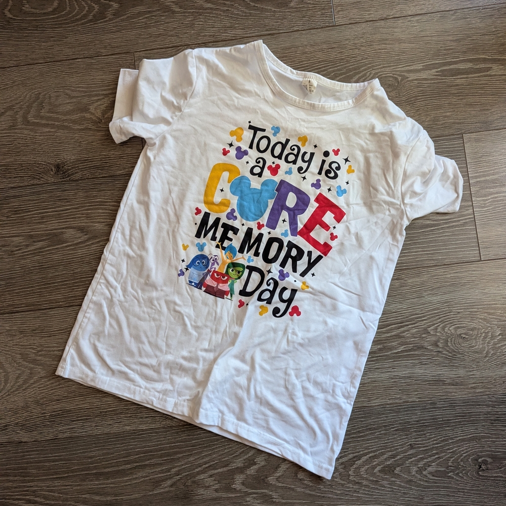 Inside Out Today is a Core Memory Day T Shirt Size Small Women's Never Worn